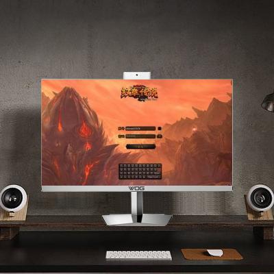 China USB Port 23.8/27 Inch High Quality Core CPU i3 i5 i7 AIO All In One PC Monoblock Gaming Desktop Computer for sale