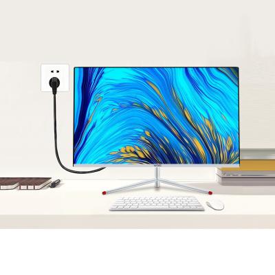 China 23.8 inch monoblock computer i3 i5 i7 4gb+120gb win10 usb port all in one gaming pc desktop computer for sale