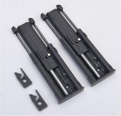 China Traditional Cabinet Drawer Slide Rail Hidden Damper For Soft End for sale