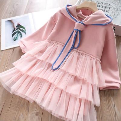 China Pretty Birthday Cake Dress 2020 Girls Breathable Boutique Clothing Pink Dress for sale