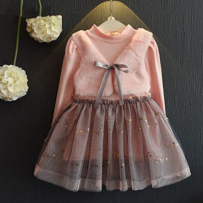 China New Fashion Girls Clothing Korean Style 2020 Girls Boutique Dress Breathable Children Clothes for sale