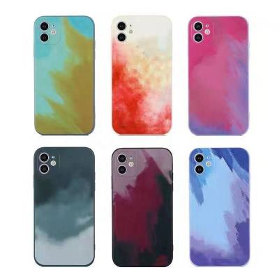 China Square Printed Case Shockproof For iPhone 12 Slim Silicone Case For iPhone For iPhone 12 pro Max Phone Case 11 6 7 8 Plus Se X XR XS Cover for sale