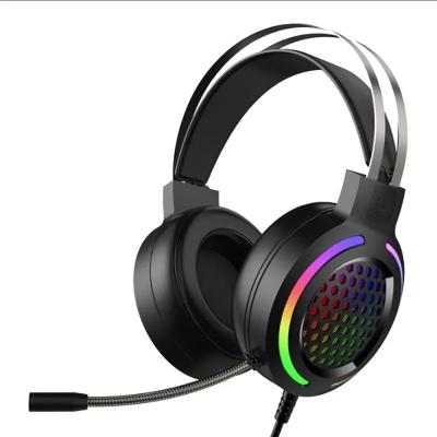 China Stereo Gaming Headphone Headset Wholesale USB Wired HIFI 7.1 Headphone Speaker Microphone Gaming Gamer Computer RGB Headset earphone professional gaming headset for sale