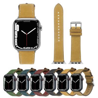 China Fashionable Watch Strap Custom Watch Band Leather Watch Strap For Appel Watch Band 38mm 42mm for sale