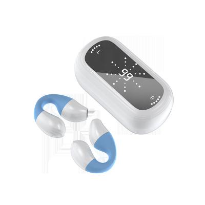 China Sustainable Waterproof Open ear wireless headphones with charging case TWS earbuds OWS Bone conduction earphone for running, workout,Driving for sale