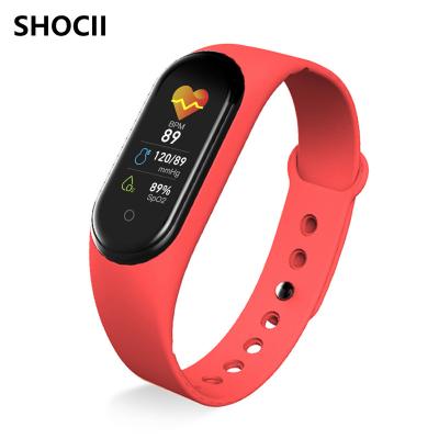 China Build in 2021 Newest Snapshot Fitness BLE M5 MI Waterproof Smart Band with Heart Rate Smart Bracelet Smart Watch for sale