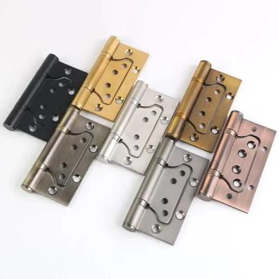 China High quality steel; Commercial Customized Aluminum Hinge Durable Hot Sell Building Door And Window Hardware Butterfly Hinge Folding Door for sale