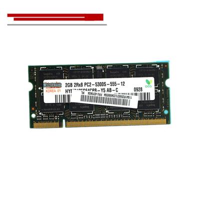 China Laptop Update Parts Laptop Memoria Stick DDR2 2GB 800Mhz PC2-6400S PC2-6400 Notebook Memory for sale