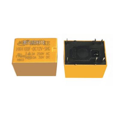 China General Purpose One On One Off Relay 6PIN 3A Signal Relay HK4100F DC12V SHG HK4100FDC12VSHG HK4100F-DC12V-SHG for sale