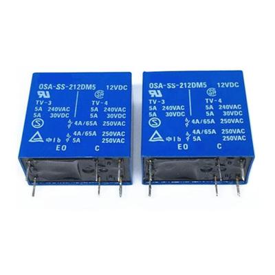 China Factory Direct Sales Relay 5A 12VDC 6PIN OSA-SS-212DM5 OSA SS 212DM5 Power General Purpose Relay for sale