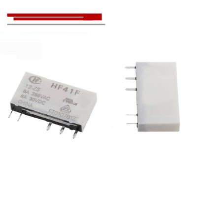 China -- A set of new transformations power relay HF41F-12-ZS HF41F 12 ZS 6A 5PIN 12VDC 12V HF41F 12-ZS relay for sale