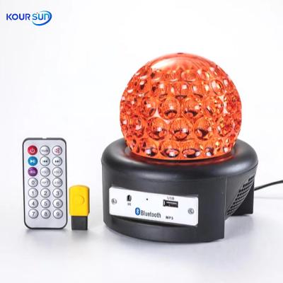 China Instant Music Light Pineapple Cover bluetooth USB Connection With RGB Music Light Festival Dance Party Remote Control Flash Stage Light for sale