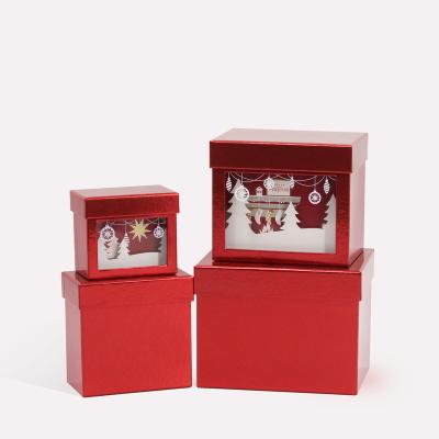 China Hot Sales Gorgeous Attractive Attractive Gift Boxes With Window For Kids for sale