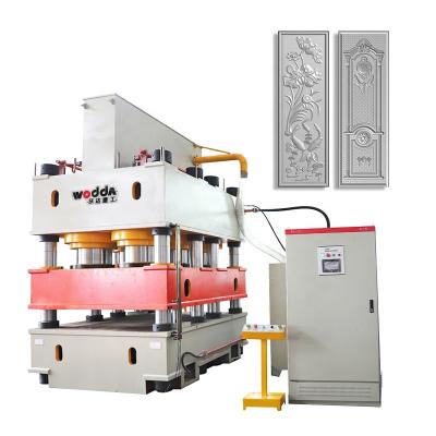 China Building Material Shops 2500 Ton Metal Steel Door Stamping Eight Column Embossing Press Machine Price for sale