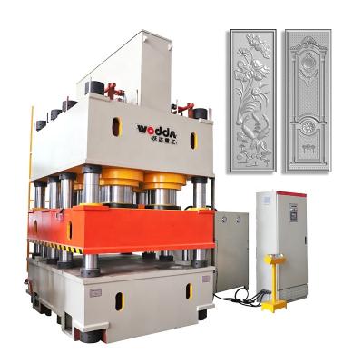 China Building Material Shops 3600 Ton Heavy Duty Eight Column Steel Door Embossing Hydraulic Press Machine for sale