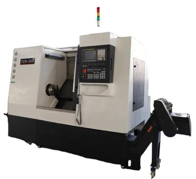 China High Quality Turret Type Slope Bed CNC Lathe Machine TCK550 CNC Lathe Metal Machinery Repair Shops Turret Type for sale