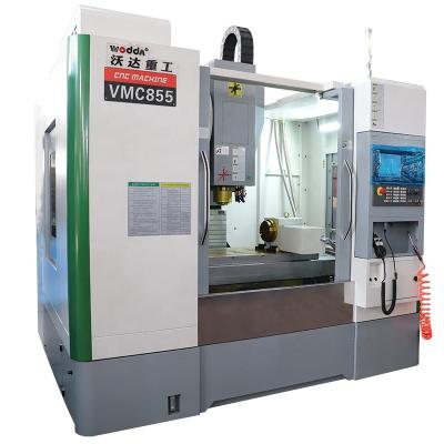 China Machine Repair Shops WODA VMC855 VMC850 3 Axis Machining Center CNC Vertical Milling Machine Or 4 Axis CNC Milling Machine With Discount for sale