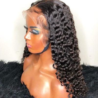 China Wholesale Grade 10a Curly Cuticle Aligned Wig Glueless Full Lace Brazilian Virgin Curly Hair Wigs Raw Hair Wigs With Adjust Band for sale