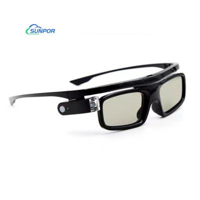 China Sunpor Active 3D Movie Shutter 3D Glass DLP Link Watching Clip On Compatible For 3D Viewing Experience for sale