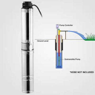 China 4SDM Food And Beverage Industry AC Submersible Type 0.75HP 4.8m3/h Deep Well Pump 4 Inch Water Pumps Suitable For Irrigation for sale