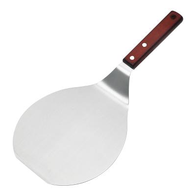 China High Quality Hot Selling Sustainable Stainless Steel Pizza Shovel Pancake Cake Transfer Wooden Shovel for sale