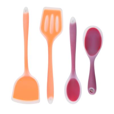 China Kitchen Accessories Silicone Kitchenware Set Hot Viable Amazon 4 Pieces for sale