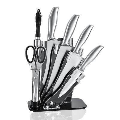 China Viable Wholesale High Quality All Steel Stainless Steel Knife Set 7 Piece Kitchen Combination Knife Set for sale