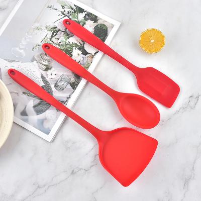 China Viable Hot Selling Kitchenware Silicone Five Pieces Set of Spatula Scraper Spoon Tools Kitchen Baking Set for sale