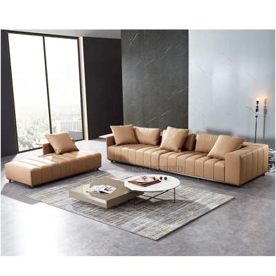 China Modular Genuine Leather Modular Italian MODERN Design Freeman Seating System Sofa Tailor Sofa for sale