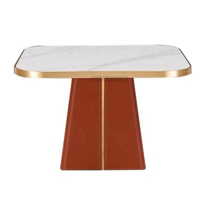 China Modern Scandinavian coffee tables furniture gold contemporary italian marble coffee table modern luxury for sale