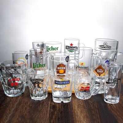 China Soda Lime Glass Classic Pilsner Beer Tumbler Beer Glass Pilsner Style Pilsner Mug Bulge Top Heavy Base Pilsner Glass for sale