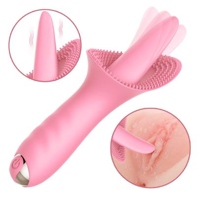 China Dubbele Stimulatie 5.9inch Honey Sex Toys Sucker Tongue 10 Frequentie Te koop