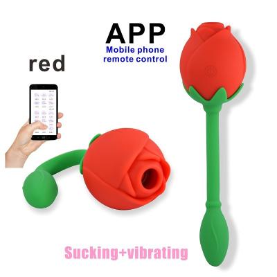 Cina Dispositivo di succhiamento Clitoral di stimolazione del punto G di IPX6 Rose Clitoral Sucker Vibrator Sex Toy Vagina in vendita