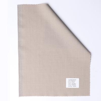 China Anti-Static Wool Fabric Pure Merino Wool Suiting Cloth Wool Twill Solid Suit Cloth for sale