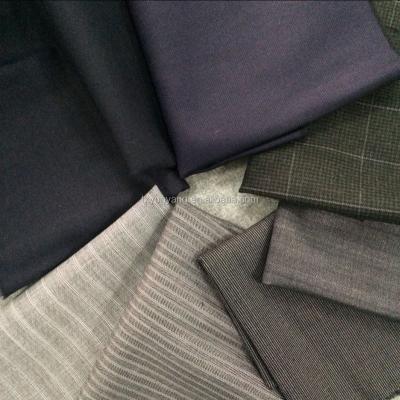 China Antistatic Super Quality 100%wool Sharkskin Suiting Fabrics For Mens Suits for sale