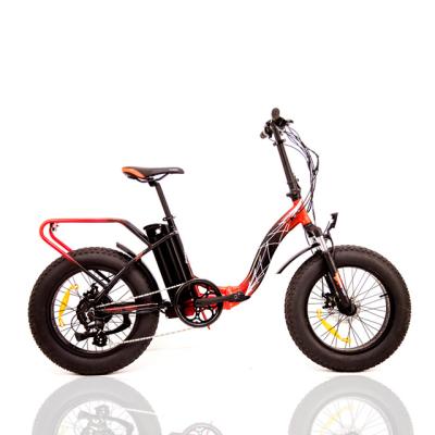 China Alloy Fantas-Bike MAXWAY Aluminum Snow, E-Bike 350w Fat Tire Adult Folding Electric Bicycle for sale