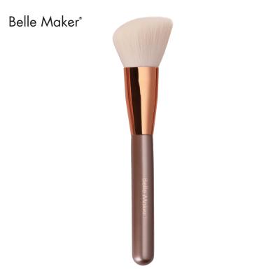 China Soft Texture Kabuki Powder Single Makeup Brush Soft Portable Blush Brush Base Make Up Brushes for sale