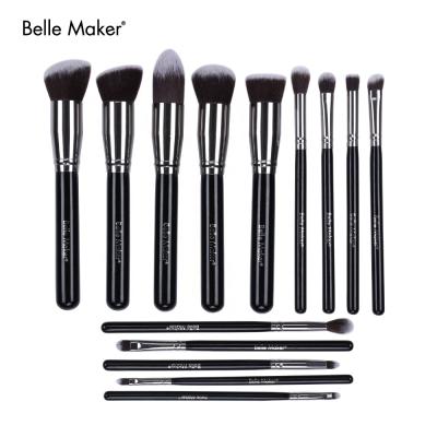 China Angular Blush Makeup Brush Makeup Brush Black Set China Makeup Brush Kit Manufacturer for sale