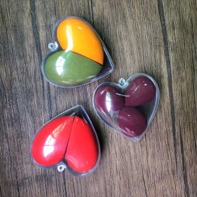 China Christmas Washable Gift, Wedding Gift Bubble Christmas Heart Cosmetic Makeup Sponge Blender for sale