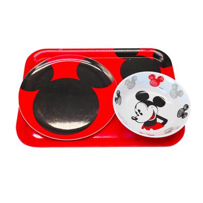 China Novelty Cartoon Kids Baby Food Dish Animal Cutlery Set Anti-Drop Kids High Quality Cutlery Set for sale