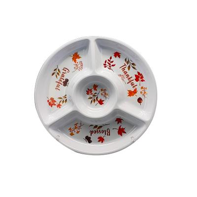 China No Melamine Plant Around Loose Melamine Dish Dinnerware Kitchen Utensils Chinese Dinnerware for sale