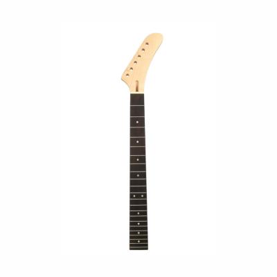 China GUITAR Fast Delivery 22 Fret Electric Guitar Neck Roasted Flame Maple Guitar Neck Cheap Sale for sale