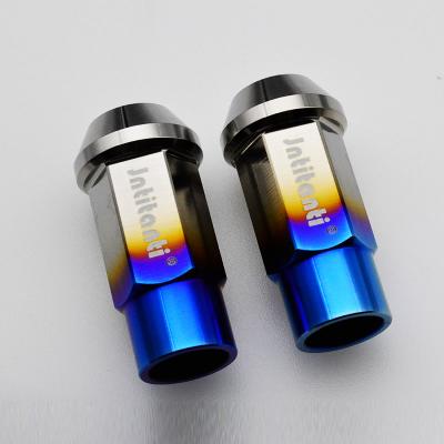 China Colorful Motocycle GR5 Titanium Wheel Nut M12*1.5*45mm Car Parts for sale