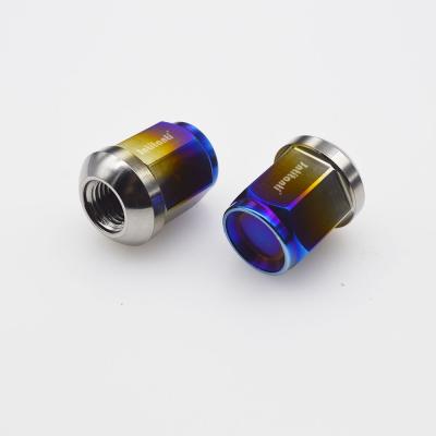 China Titanium Gr5 Gr5 Lug Nut M10*1.5*27 Titanium Ball Seat End-End For Motorcycle for sale