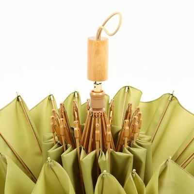 China Vintage Classic Folding Sunny Umbrella Custom Made In Ultralight 16K Three Fold Aluminum for sale