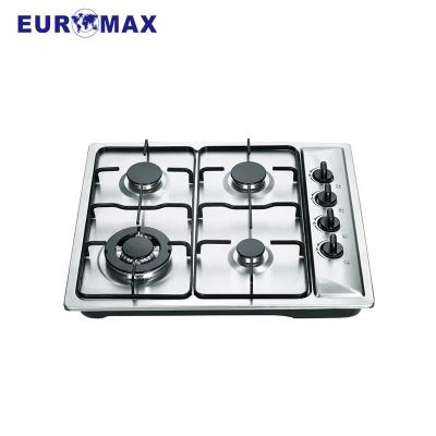 China Hotel Sale Good Quality 4 Burner Stainless Steel Hot Gas Stove for sale