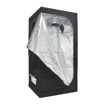 China High Quality Easily Assembled High Reflective Low Cost 600D Mylar Hydroponic Grow Tent Kit 240cmx240cmx200cm for sale