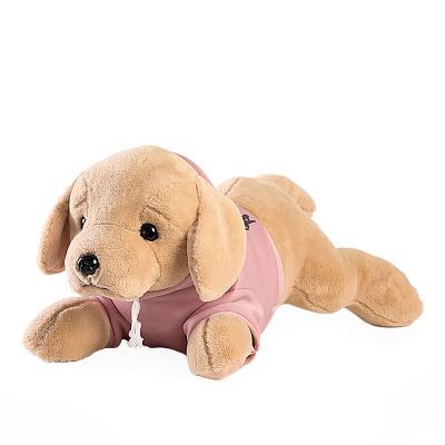 China Lovely Custom Plush Material Plush Stuffed Animals Golden Retriever Dog Toy Type for sale