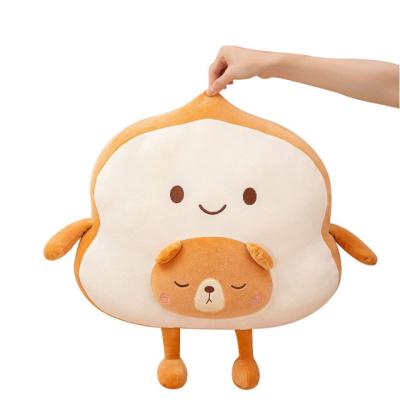 China Custom Stuffed Plush Toy Pillow Bread Toy Dinosaur Girl Birthday Gift Toy Pillow Customization Decoration Lovely for sale