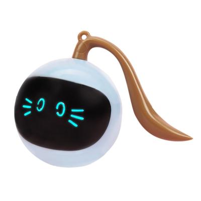 China Rolling Toys Cat Toy USB Smart Electric Self Viable Jumping Ball Rotating Jumping Ball For Cat Dog Kids for sale